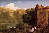 Thomas Cole Canvas Paintings - Il Penseroso